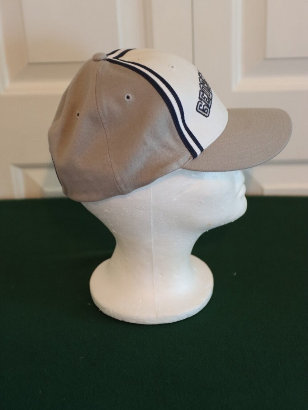 Nike Georgetown University 6 Panel Baseball Style Cap White/Blue/Grey/Tan - Picture 6 of 12
